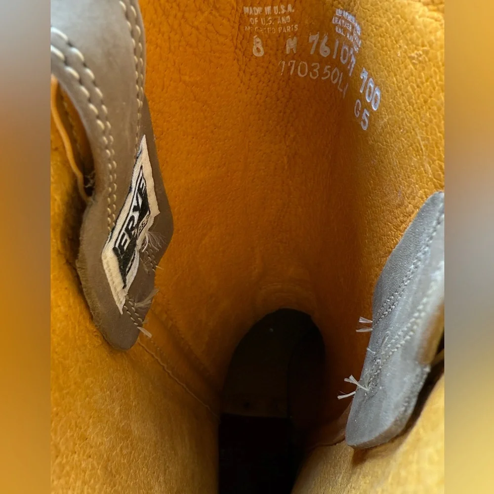 Vintage Frye Austin Western Style Campus Boots NWT - Picture 7 of 9